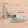 KAFENDA Folding Table Leg Hinges,Table Leg Bracket, 90° Locking Extension