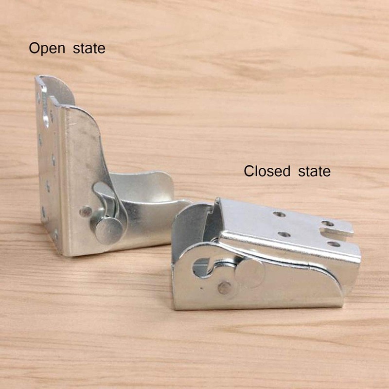 KAFENDA Folding Table Leg Hinges,Table Leg Bracket, 90° Locking Extension