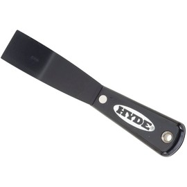 Hyde 02070 1-1/4" Stiff Black & Silver Bent Blade Putty Knife