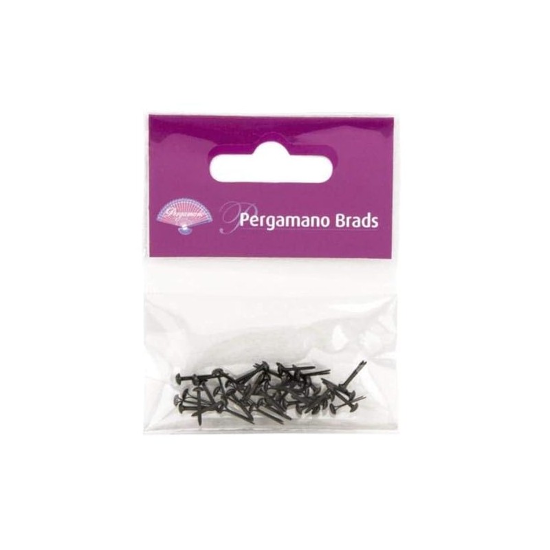 Pergamano Brads - Pewter