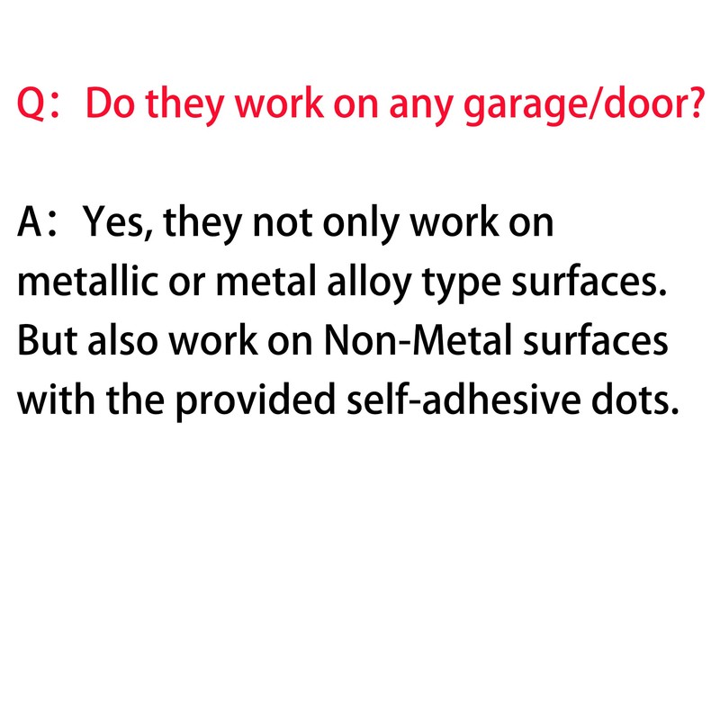 Hoomuda 24 PCS Magnetic Garage Door Clavos- Decorative Hardware for