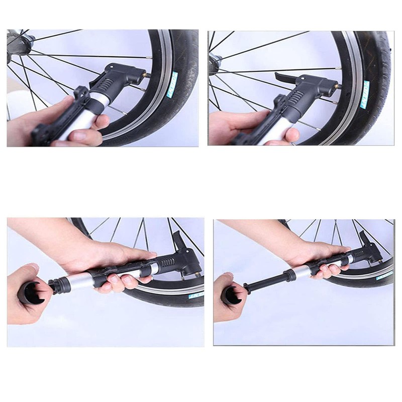 Mini Bicycle Pump Small Hand Pump Compact Bicycle Pump Alloy