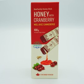 BeeFamily - Cranberry Honey Stick 100g