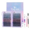 Extensiones De Pestañas Tukliee Diy Para Mujer Natural