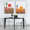 Juego De Cuadros Canvas Minimalistas De 65x43 Cm 2pz
