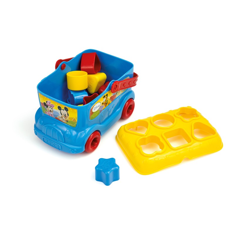 Clementoni 14395.5 Sorting Bus with 9 Colourful Shapes