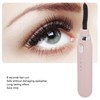 Heated Eyelash Curler Professional Intelligent 3 Gears Temperature Rechargeable Electric