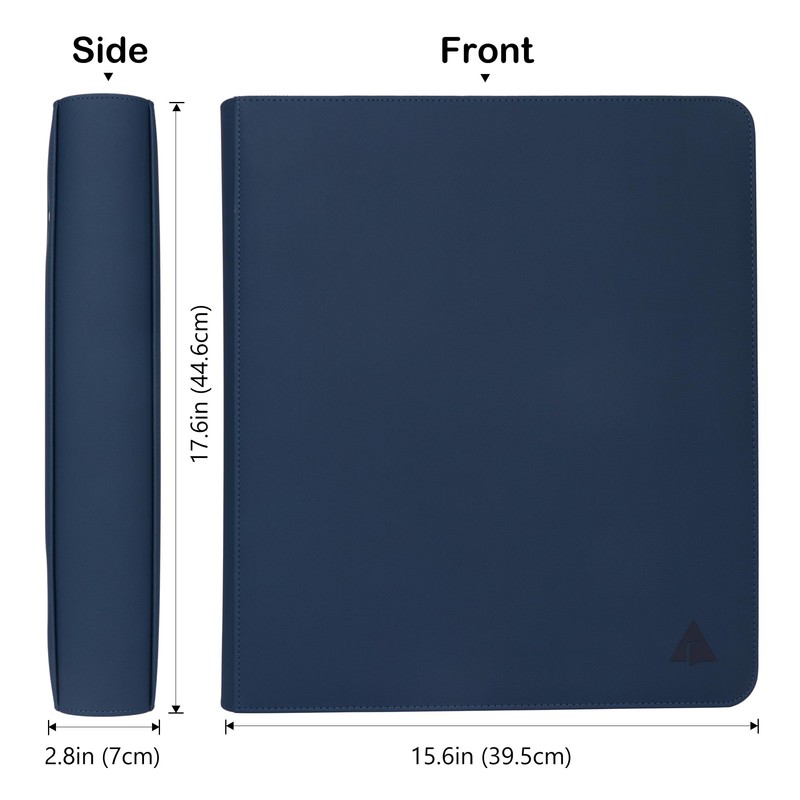 Rayvol 2000 Trading Card Binder, 16 Pocket D-Ring Card Binder
