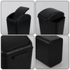 Yarebest 1 Pack 16 Liter Slim Swing Lid Garbage Can,