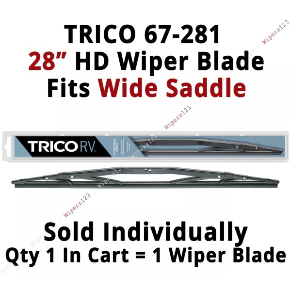 TRICO 67-281 Wiper Blade for RV Coach Bus & Commercial