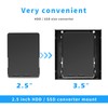ELUTENG Double-Deck HDD SSD Mounting Bracket 2Pack 2.5" to 3.5"