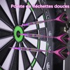 ZZJTPA Soft Tip Darts Set of Seven Colours Electronic Darts