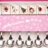 Angoily Set of 6 Christmas Spoons, Stainless Steel Coffee Spoons,
