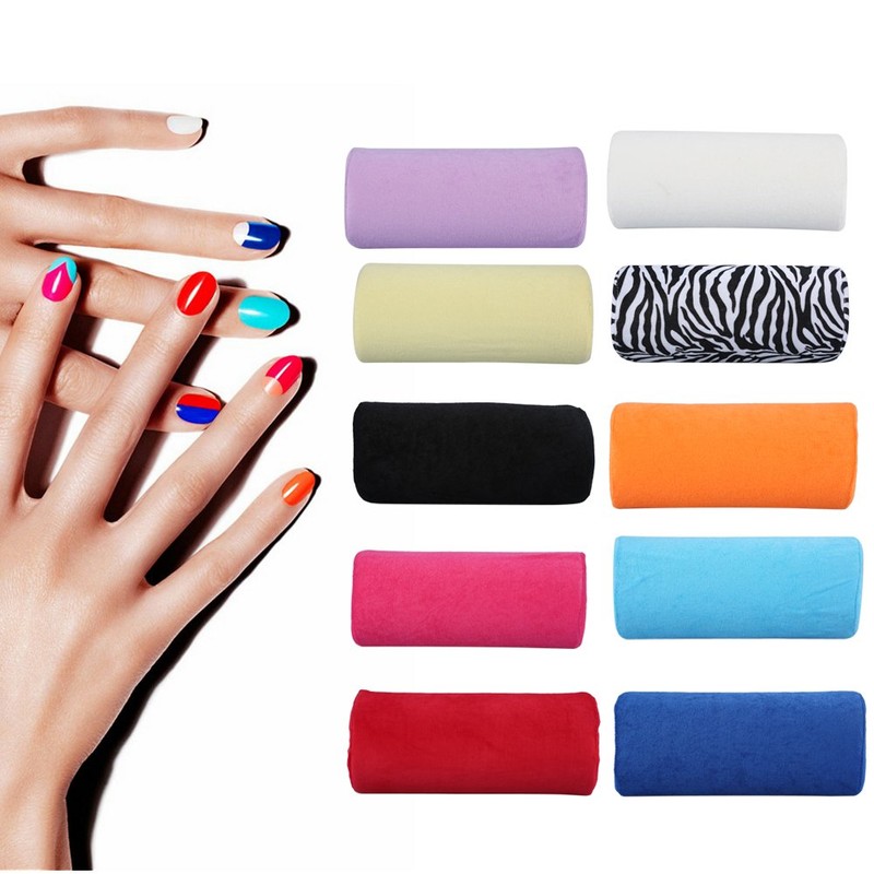10 Colors Salon Hand Rest Cushion Detachable Washable Nail Art