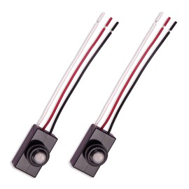 ZORZA 2Pcs Dusk to Dawn Switch 12V-48V DC Photocell Sensor Auto ON Off Light Control Switch for Stree Lamps Courtyard Corridor Lighting System