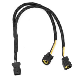 Car Horn Adapter Wiring Harness 1 to 2 Horn Adapter Connector Y Type Horn Special Plug Wiring Compatible with Hyundai Kia for Car Truck Horn Plug and Play.