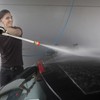 YunGuoGuo High Pressure Hose Nozzle for Garden Car,Heavy Duty Metal