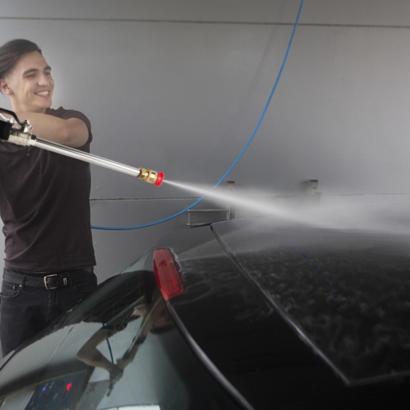 YunGuoGuo High Pressure Hose Nozzle for Garden Car,Heavy Duty Metal