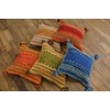 Sayan Sayang Hand Woven Indian Kilim Cushion Cover 45x45 Burgundy