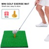 30 x 30 cm Golf Practice Mat, Portable Golf Tee