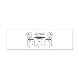 CafePress Lamour Car Magnet 10 X 3 10" x 3", Bumper Magnet