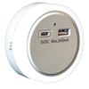 Uni-Com Plug-in Night Light with Built-in USB-A & USB-C Charger,