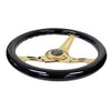 NRG REINFORCED STEERING WHEEL ST-015CG-BK + U.S. Performance Lab Sticker