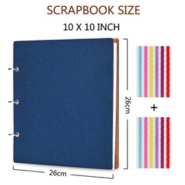 ZEEYUAN Felt Photo Album DIY Wedding Guest Book Birthday 80 Pages Photo Album for DIY Photo Albums Anniversary Gift for Mother Father