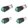 sourcing map 2Pair Cat5 to Coaxial Camera CCTV BNC Male/Female