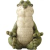 Alligator Buddha statue Meditating Florida Gator Garden Decor
