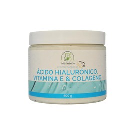 Crema Facial & Corporal De Vitamina E, Colágeno & Ácido Hialurónico Con Filtro 400g