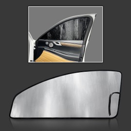 GalaxyAutoShield Custom Fit Front Seat Side Windows (2pcs) Sun Shade for 2021 2022 2023 2024 Genesis GV80 SUV, Insulated Window Sunshade Privacy Accessories Blockout UV Reflector Protection