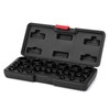 EMENTOL 19 Pieces 3/8" Drive Low Profile Nano Impact Socket