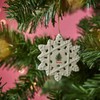 Spode Snowflake Christmas Tree Decoration