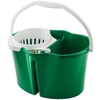 Libman 2112 Clean and Rinse Bucket with wringer, 4 Gallon