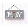 Twisted R Design Gray Christmas Joy Printed Handmade Sign
