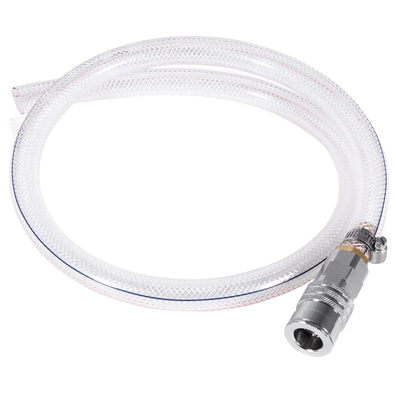 JIAD White Plastic Radiator Coolant Drain Hose, 39.37 inches, For