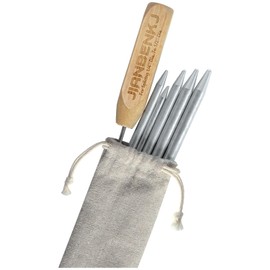 Rope Splicing Tool Kit, Rope Splicing Kit for Splicing Double Braid Rope 1/4", 5/16", 3/8", 7/16" and 1/2" & Rope Fids Pusher, Aluminum FID Rope Splicing Fids Kit for Double Braid Eye Splice