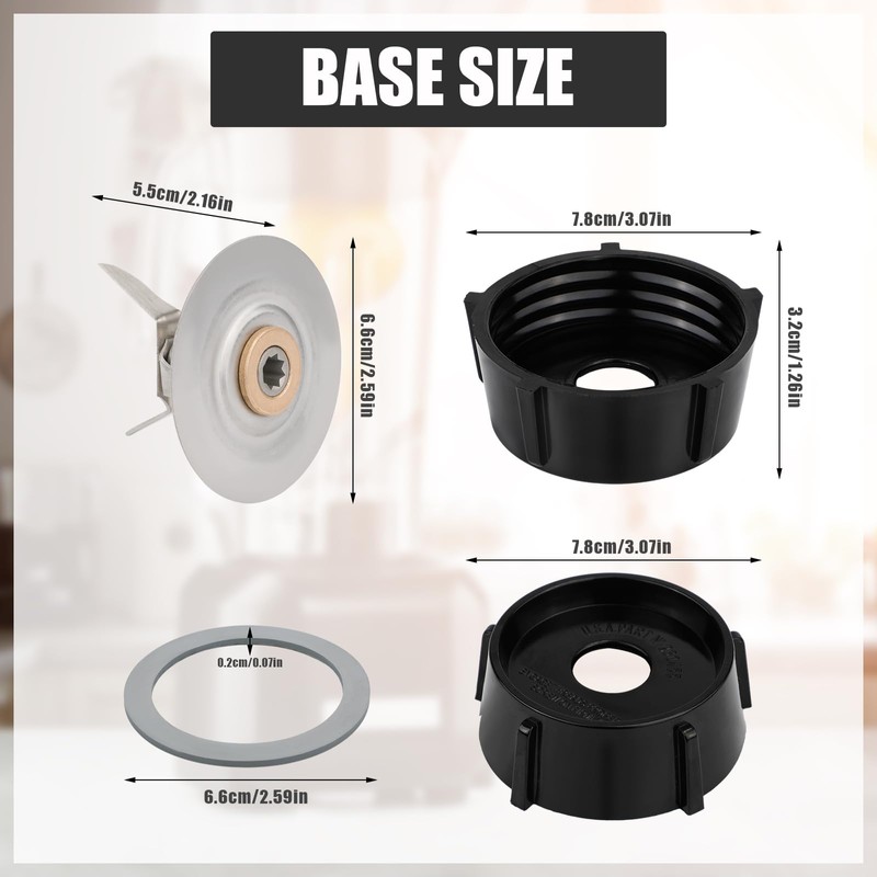 Blender Replacement Parts for Oster, Blender Ice Blade with Jar