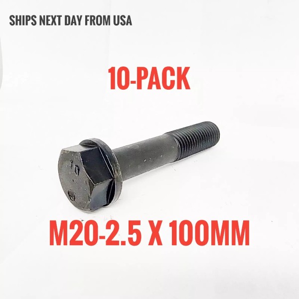 Kyowa M20-2.5 x 100mm Hex Head Cap Screw Class 10.9,