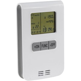 ChiliTec Thermostat Radio Transmitter for Pilota Casa Wireless Receiver - Indoor Wireless Thermostat with Display - Digital Control for Heating Air Conditioner