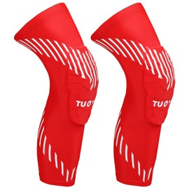 TUOY Compression Knee Pads Knee Protection Padding Brace (1 Pair)