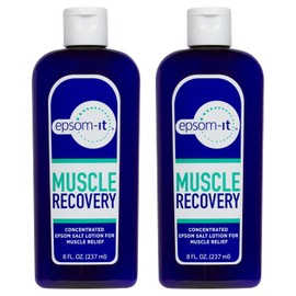 EPSOM-IT Soothing Lotion for Muscles Natural, Concentrated Magnesium Sulfate Cream Fortified with Arnica, for Muscle Stiffness from Running, Exercise and Walking (2 Pack)