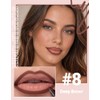 Erinde Lápiz Delineador de Labios en tono Crema Mate,Larga Duración,#08