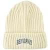 Bendivis Unisex Adult College Embroidered Knit Hat, white