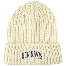 Bendivis Unisex Adult College Embroidered Knit Hat, white