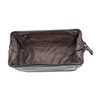 Prime Hide Soft Brown Leather Zipped Bottom Wash Bag Toiletry