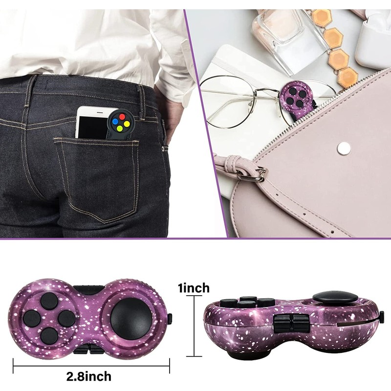 WTYCD Original Fidget Toy Game, Rubberized Classical Controller Fidget Concentration
