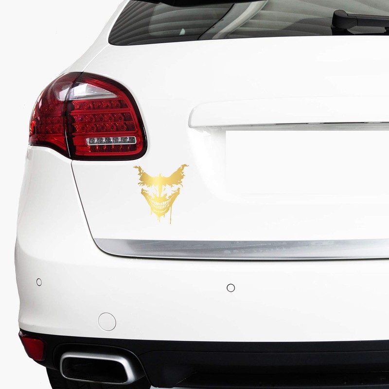 Joker Sticker Decor Film Car Sticker K076 (Metallic Gold, 10