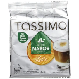 Tassimo Nabob Latte Coffee Single Serve T-Discs, 263g